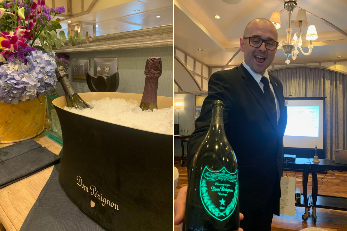 The Dom Pérignon Experience Onboard the  Oceania Riviera 
