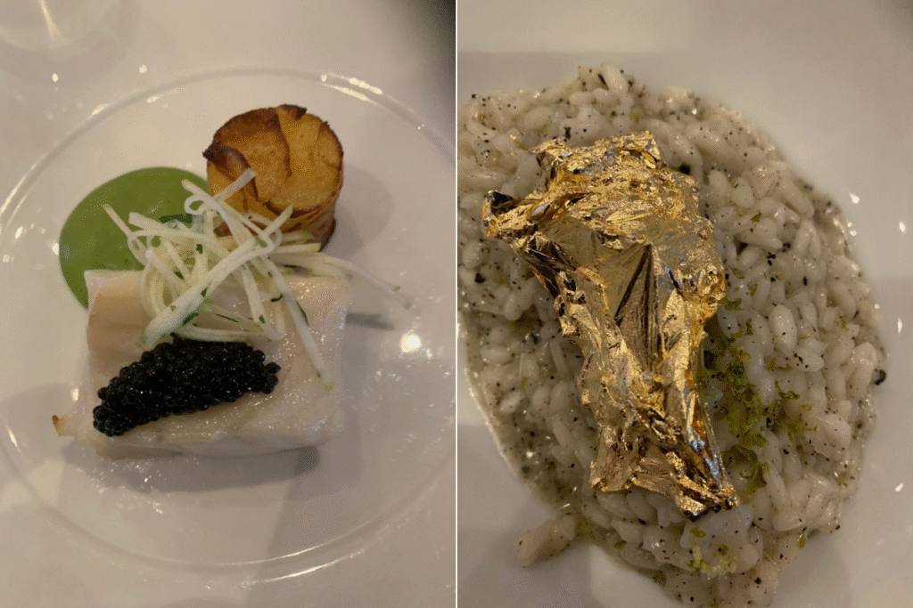 The richness of the risotto.