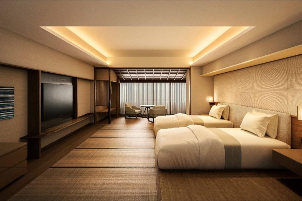 Heritage Guestrooms Overlooking Gion’s Historic Kaburenjo Theater