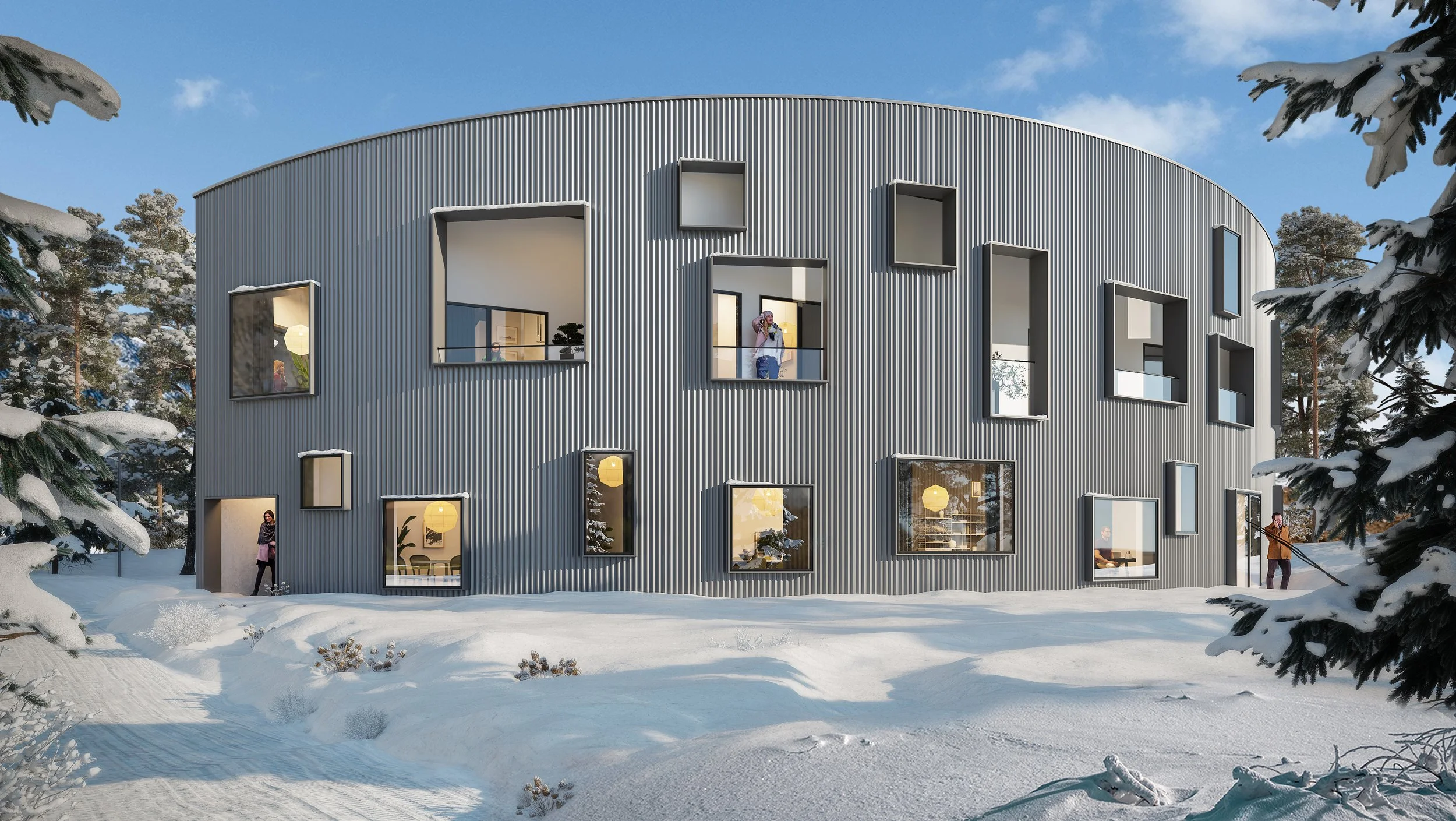 Niseko's Nordic-Designed Condo with Mount Yotei Views