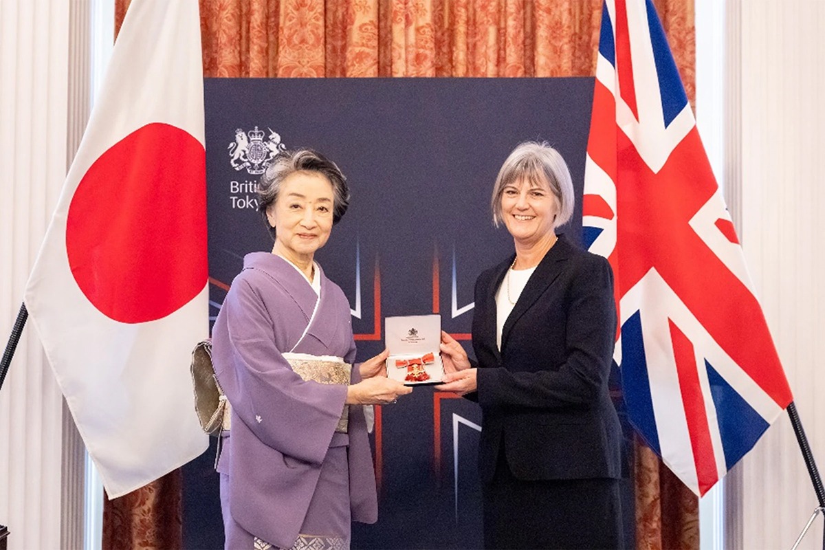 UK Honors Mori Director For Bilateral Arts, Education 