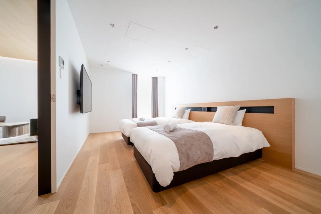 Luxurious living and sleep spaces