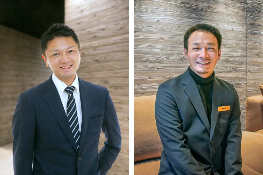 Resort Japan President and CEO Seigo Sasaki and designer Shinsaku Munemoto