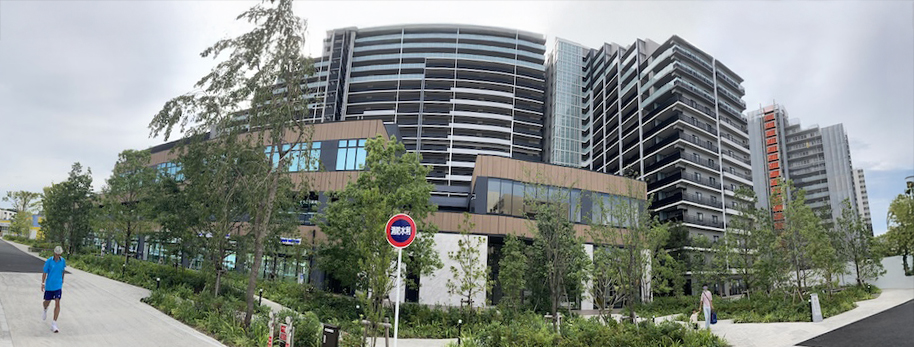 Hiyoshi S Sta PANO Proud City four sections