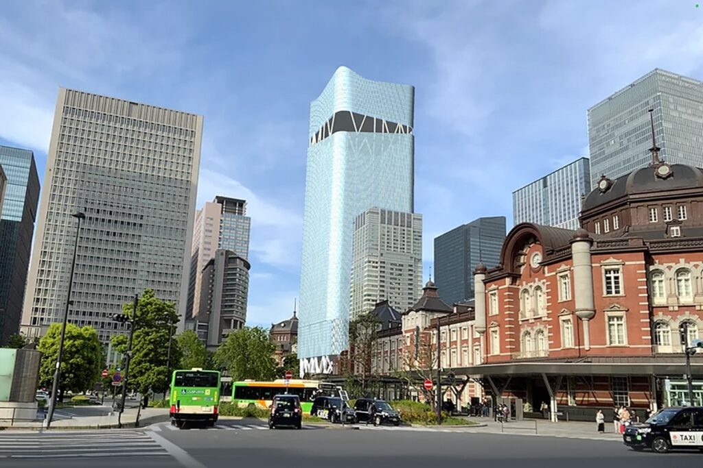 The Torch Tower near Tokyo Station