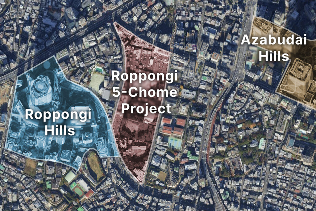 Roppongi 5-chome project map