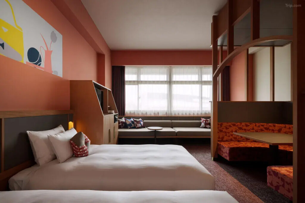 Luxury design of Hoshino Resorts OMO7 Yokohama