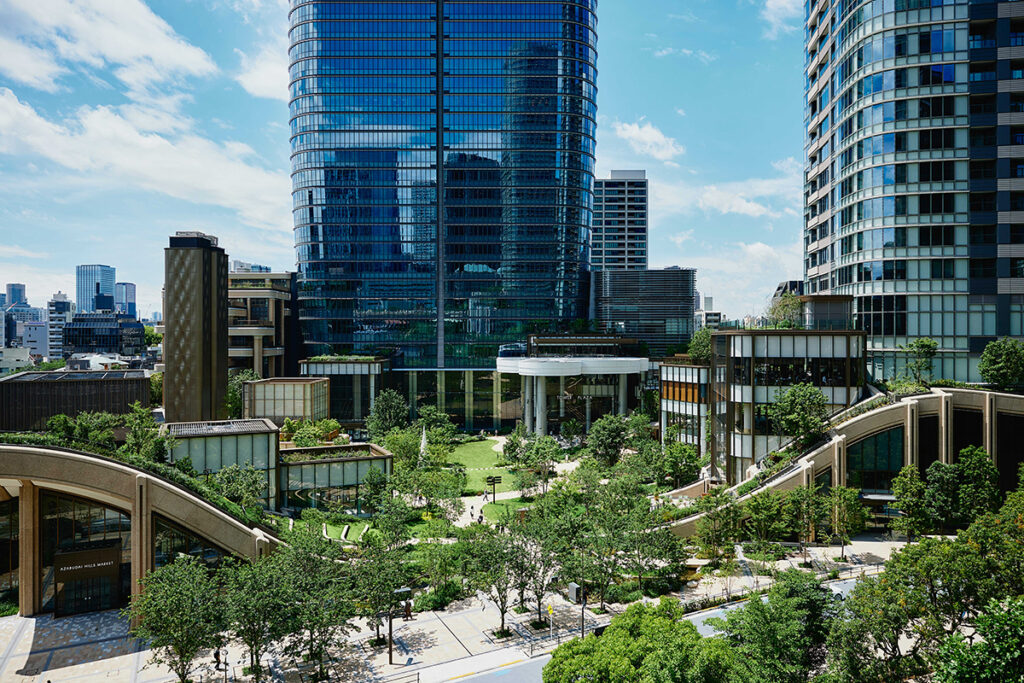 Azabudai Hills green space