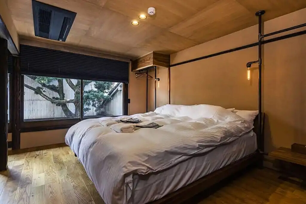 Traditional Kyoto property bedroom