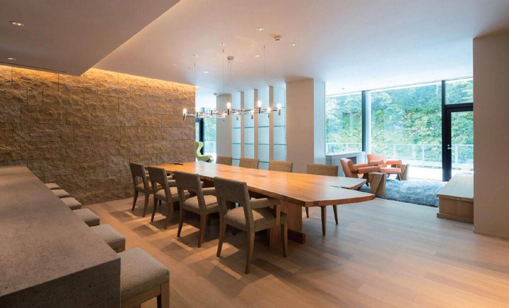 large dining space