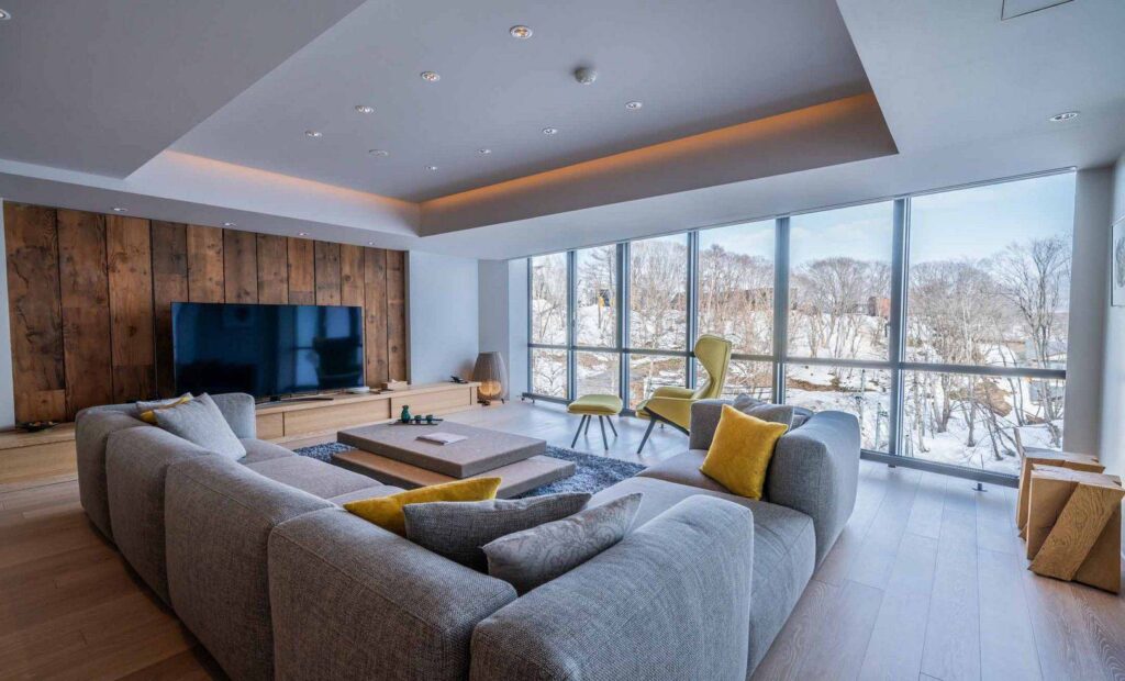 Luxury living with breath-taking winter views
