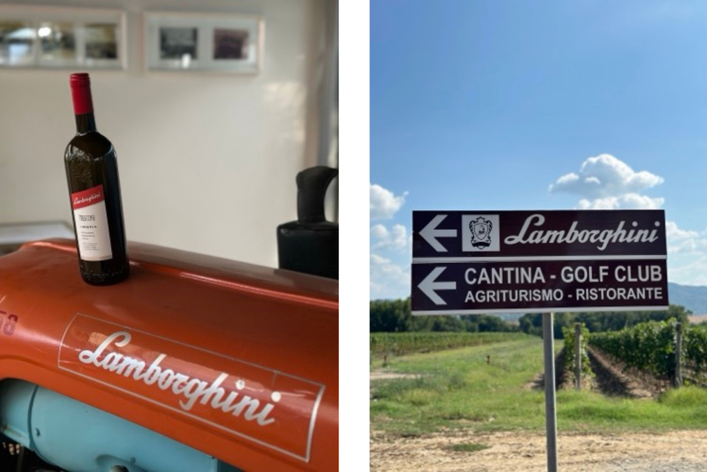 Lamborghini vineyard and golf course